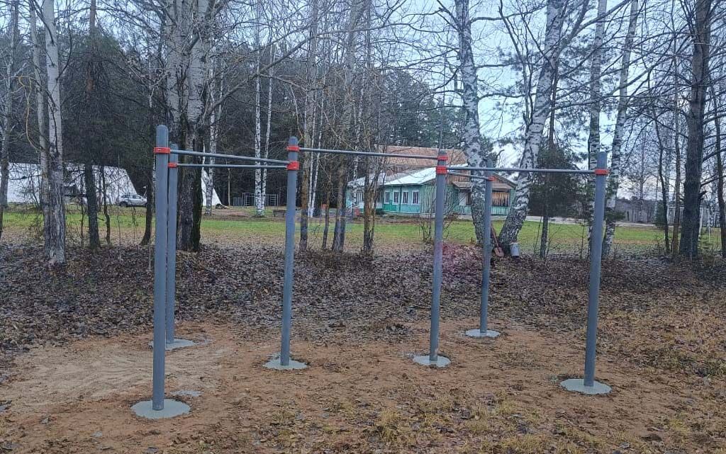 Спортивная площадка с турниками 1