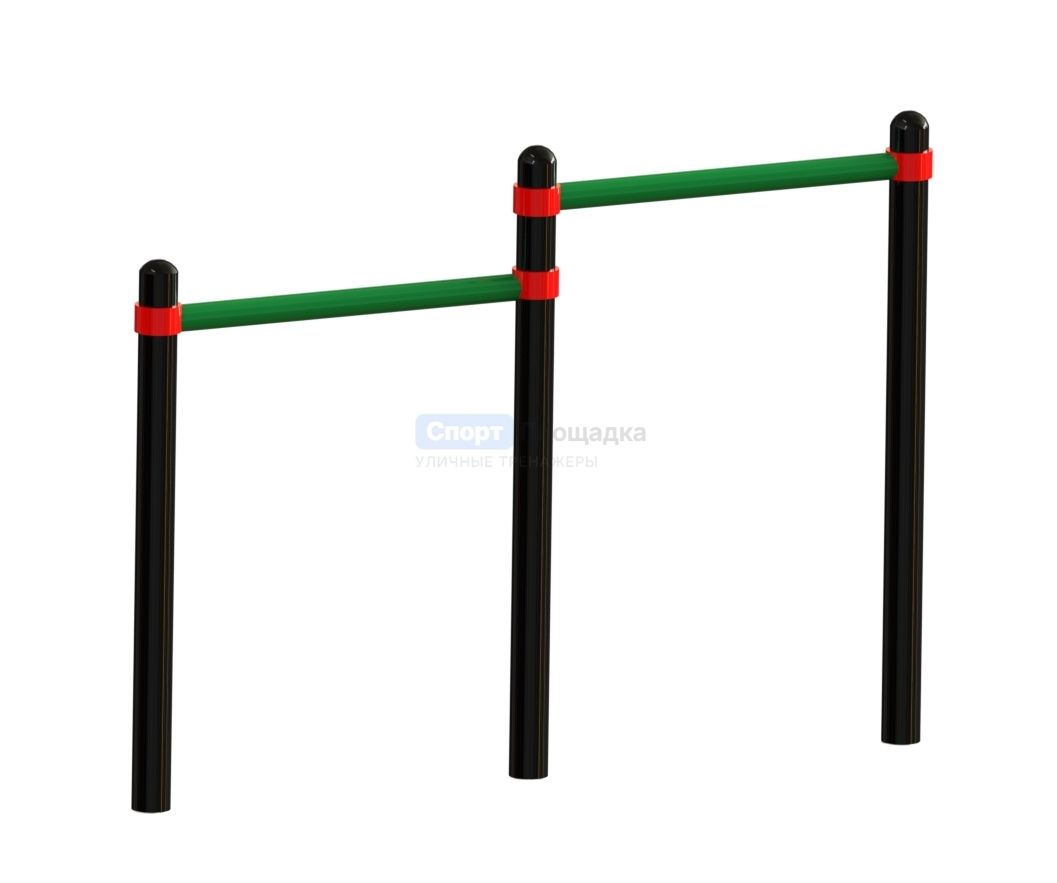 Уличный турник двойной — купить в Минске, цена 1030 BYN