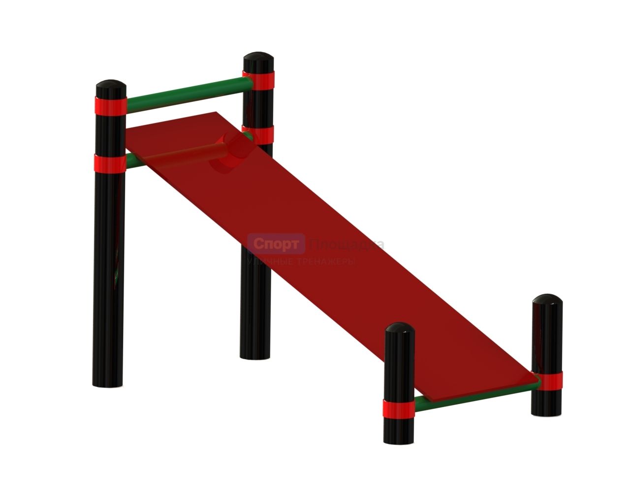 Уличный тренажёр Скамья для пресса — купить в Минске, цена 1195 BYN